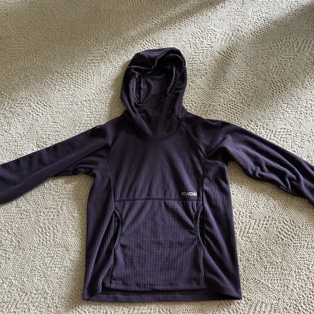 Kids Melanzana Micro Grid Hoodie